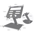 thumbnail image 3 of Soporte Plegable para Tableta XWSHYW Aluminio Ajustable Metal Resistente, 3 of 5