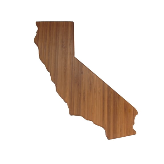 BambooMN California Silhouette Serving and Cutting Board - 10.5" x 11.5" x 0.6"