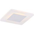 thumbnail image 4 of Quoizel Platinum Aglow Small Square LED Flush Mount in White Lustre, 4 of 6