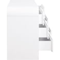 thumbnail image 5 of Maklaine Contemporary Wood 31.5''H x 62''W x 19''D White Dresser, 5 of 11