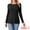 Black, variant on DARING DIVA Long Sleeve Crewneck Pleated Peplum Pullover Sweater S Brown