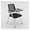 Black_With writing board, variant on Mesh Guest Reception Chair with Tablet Arm,Foldable Desk Chairs Conference Room Chair Stack Chairs for Office Conference School Waiting Room
