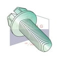 thumbnail image 2 of 10-32 x 1/2" Taptite Style Thread Forming Screws | Slotted | Hex Washers Head | Steel | Zinc Green (Quantity: 7000), 2 of 3