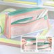 thumbnail image 5 of Mesh Pencil Case Double Layer Transparent Pen Bag With Large Capacity For Students Exam Use, 5 of 6
