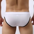 thumbnail image 3 of Men's Boxer Briefs Underwear Men Quick Y Mens Full Cut Briefs Underwear Supportive Mens Brief No Ride Medium Men Brief Twerk Shorts Men's M Odal Breathable White S, 3 of 3