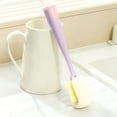 thumbnail image 4 of Qiopertar Multi-functional Cup Cleaning Brush, Sponge Nylon Bottle Brush Set for Water Bottles Straws Lids, Deep Clean Tool for Baby Bottles Coffee Mugs Kitchen Dishwashing, Purple, 4 of 6