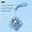 Blue, variant on A Cute Soft Tape Measure of 2 Meters/6 Feet, Featuring a Portable Retractable Locking Mechanism And Clear Centimeter/Inch Markings - Ideal for Sewing, Home Use, Waist, Chest