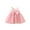Pink, variant on WOYY Girls Sleeveless Bow Dress Summer Vacation Beach Dress