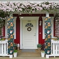 thumbnail image 2 of SEANATIVE Christmas Gingerbread Porch Banners 2 PCS Xmas Santa Claus Hanging Flag Porch Sign for Front Door Outdoor Holiday Yard Decor Farmhouse Indoor, 2 of 7