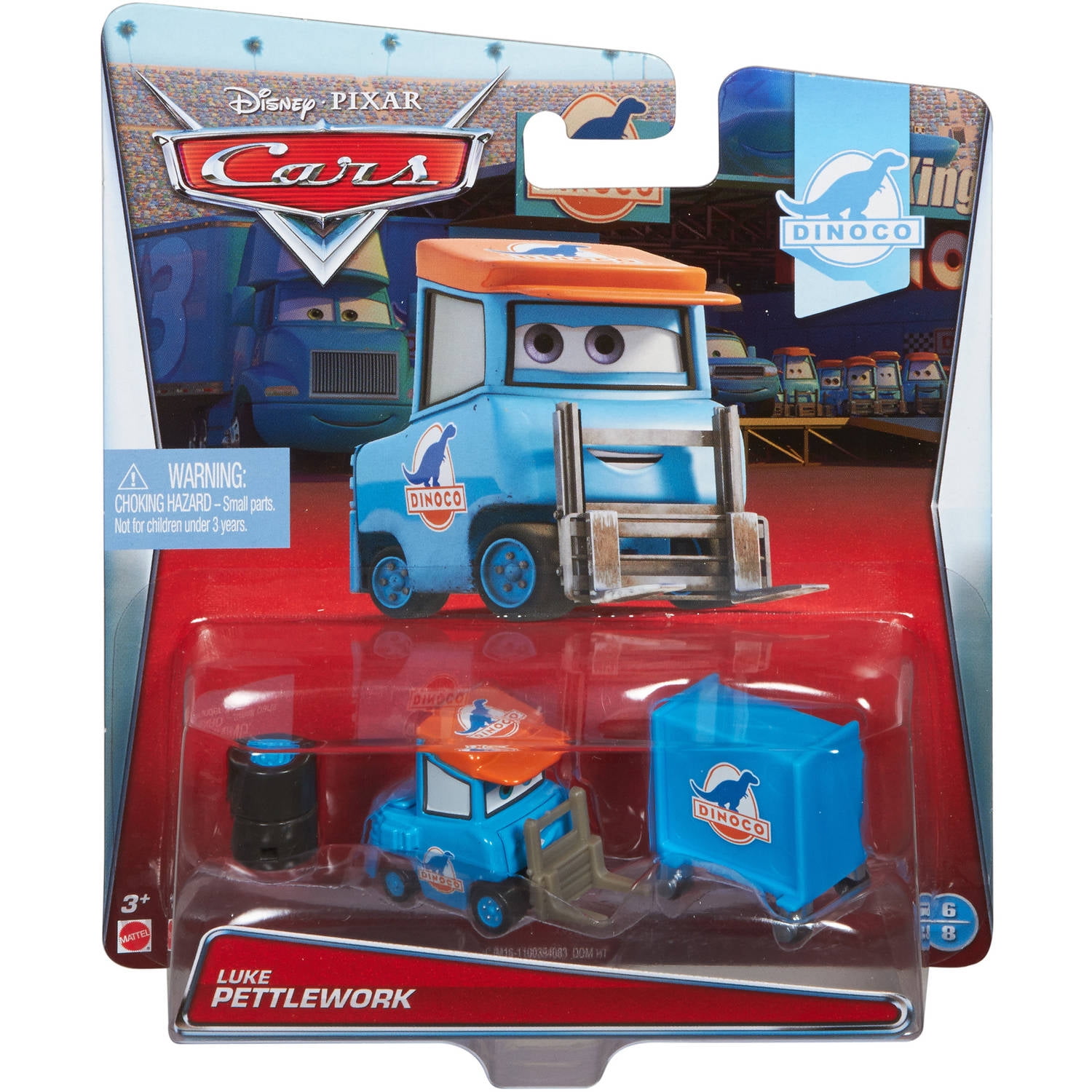 Disney/Pixar Cars Luke Pettlework with Tires & Tool Cart Diecast Vehicle, Dinoco