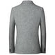 thumbnail image 3 of Traje a cuadros de moda de un solo pecho para hombre, traje informal de negocios, abrigo de lana Fridja  po5523, 3 of 7