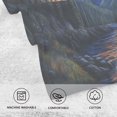 thumbnail image 5 of Yayeee 2 Pack Hand Towels for Bathroom 100% Cotton 16" x 28" Soft Absorbent Kitchen Towel, Mountains and Forests, 5 of 7