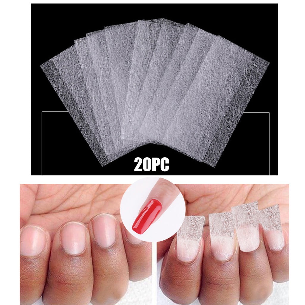 Nail Art Nonwoven Silk Fiberglass Gel Tips Extension Fiber Glass Form