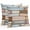 Brown, variant on Throw Pillow Covers 24x24 Inch Set of 2, Blue Beige Brown Vintage Waterproof Outdoor Pillow Covers, Retro Farmhouse Elegant Pastoral Decorative Cushion Pillowcases for Couch, Sofa, Bed, Garden, Patio