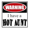 thumbnail image 2 of CafePress - Warning I Have A Hot Aunt Baby Infant Bodysuit - Baby Light Bodysuit, Size Newborn - 24 Months, 2 of 4