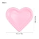 thumbnail image 3 of Platos de papel en forma de corazón 20 ct – Decoración de San Valentín rojo rosa rosa intenso, platos desechables para fiesta de 7 pulgadas, cartón apto para alimentos, vajilla romántica para, 3 of 6