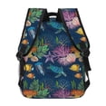 thumbnail image 4 of Pofeuu Undersea Animals Print Backpack for Men and Women - Basic Bookbag Casual Daypack Backpacks for College Work Travel-One Size, 4 of 5