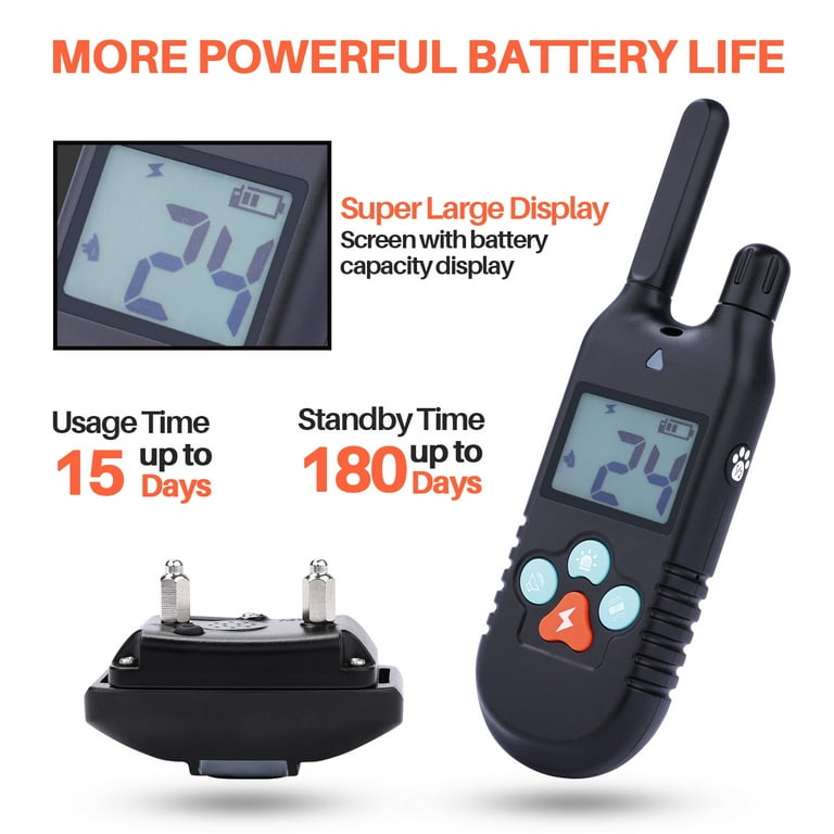 Powerful dog top shock collar