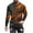 Orange, variant on ZCFZJW Mens Fall Graphic T-Shirts Casual Long Sleeve Funny 3D Novelty Graphic Crewneck Pullover Tops Loose Lightweight Comfy Baggy Workout Tees Sweatshirt Blue M