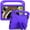 Purple, variant on Case for Lenovo Tab M8 TB-8505F/8505X, Slim Kids-Friendly Lightweight EVA Rubber Convertible Handle Stand Shockproof Protective Cover