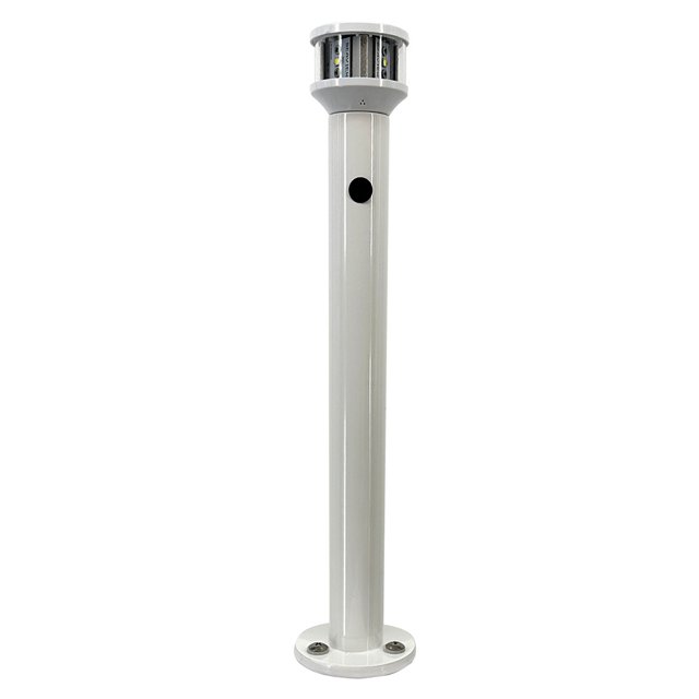 Light Post Seaview 12 fijo con luz LED integral de aluminio