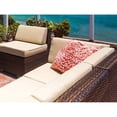 thumbnail image 3 of Ohana Depot Ohana Outdoor Patio 7 Piece Mixed Brown Wicker Sectional with Cushions - No Assembly Sunbrella Aruba, 3 of 5