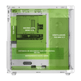 thumbnail image 3 of Gabinete DXT GAMING Titan PRO Mini Torre Cristal Curvo Panoramico 3 Fan ARGB USB-C Blanco CDXT900WT, 3 of 6