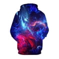 thumbnail image 4 of KHONTS Unisex 3D Novelty Hoodies for Men Cool Graphic Pullover Sweatshirts with Pockets 01-Purple M, 4 of 5