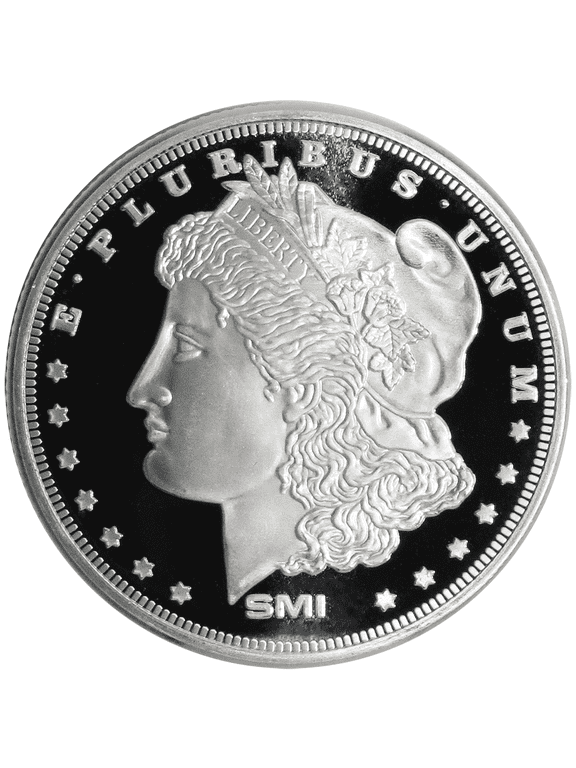 Collectible 1 Troy oz Sunshine Mint Morgan Design .999 Fine Silver Round Mint Mark SI