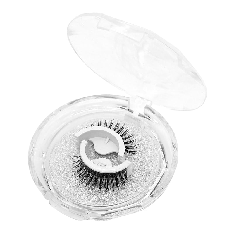 OOKWE Natural Look Lashes No Glue or Eyeliner Needed Easy To Apply Fast Reusable Stable Non-slip False Eyelash Gift for Women