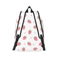thumbnail image 3 of Balery Hand Drawn Strawberry Vintage Canvas Backpack for Men and Women - Large Capacity, Durable Travel Laptop Bag for School, Work, Hiking, and Outdoor Activities, 3 of 7