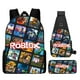 thumbnail image 4 of ROBLOX Mochila De temporada escolar, bolso de hombro de dibujos animados, mundo Virtual, estudiantes de escuela primaria y secundaria, 4 of 4