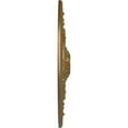 thumbnail image 4 of 37 1/2"OD x 3 3/8"P Naple Ceiling Medallion (Fits Canopies up to 3 3/8"), Hand-Painted Pale Gold, 4 of 5