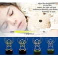 thumbnail image 3 of Stitch 3D Lamp Manga LED Night Light, Stitch Bedside Lamp Night Light 16 Colors 3D Desk Lamp Decoration, USB Powered Touch Remote Kids Night Lamp, 3 of 4