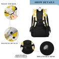 thumbnail image 4 of FORMRS Unisex School Backpack 17" Student Travel Bag with Laptop Compartment, Yellow Rubber Ducks, 4 of 7