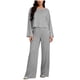 thumbnail image 1 of TaTaai Women Solid Cotton Linen Drawstring Waist Wide Straight Leg Capri Pants with Pockets Loose Casual Ladies Fitness Daily Lounge Wear Breathable No Fading Stylish Comfortable Trousers Gift, 1 of 6
