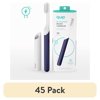 (45 pack) Quip Adult Electric Rechargeable Toothbrush Full Head, Midnight