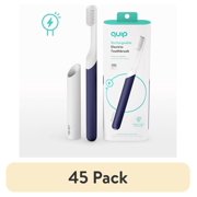 (45 pack) Quip Adult Electric Rechargeable Toothbrush Full Head, Midnight