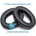 thumbnail image 2 of Replacement Ear Pads 100% Wool Knit Headband Cushion Cover Mic Cover Compatible with Bose A30 A20 Aviation Headset (Black Refresh Kit), 2 of 9