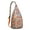 Orange-3, variant on Vintage Boho Sling Backpack – Retro Tribal Ethnic Crossbody Bag, Artistic Geometric Hiking Shoulder Bag for Women & Men, Rustic Floral Travel Daypack