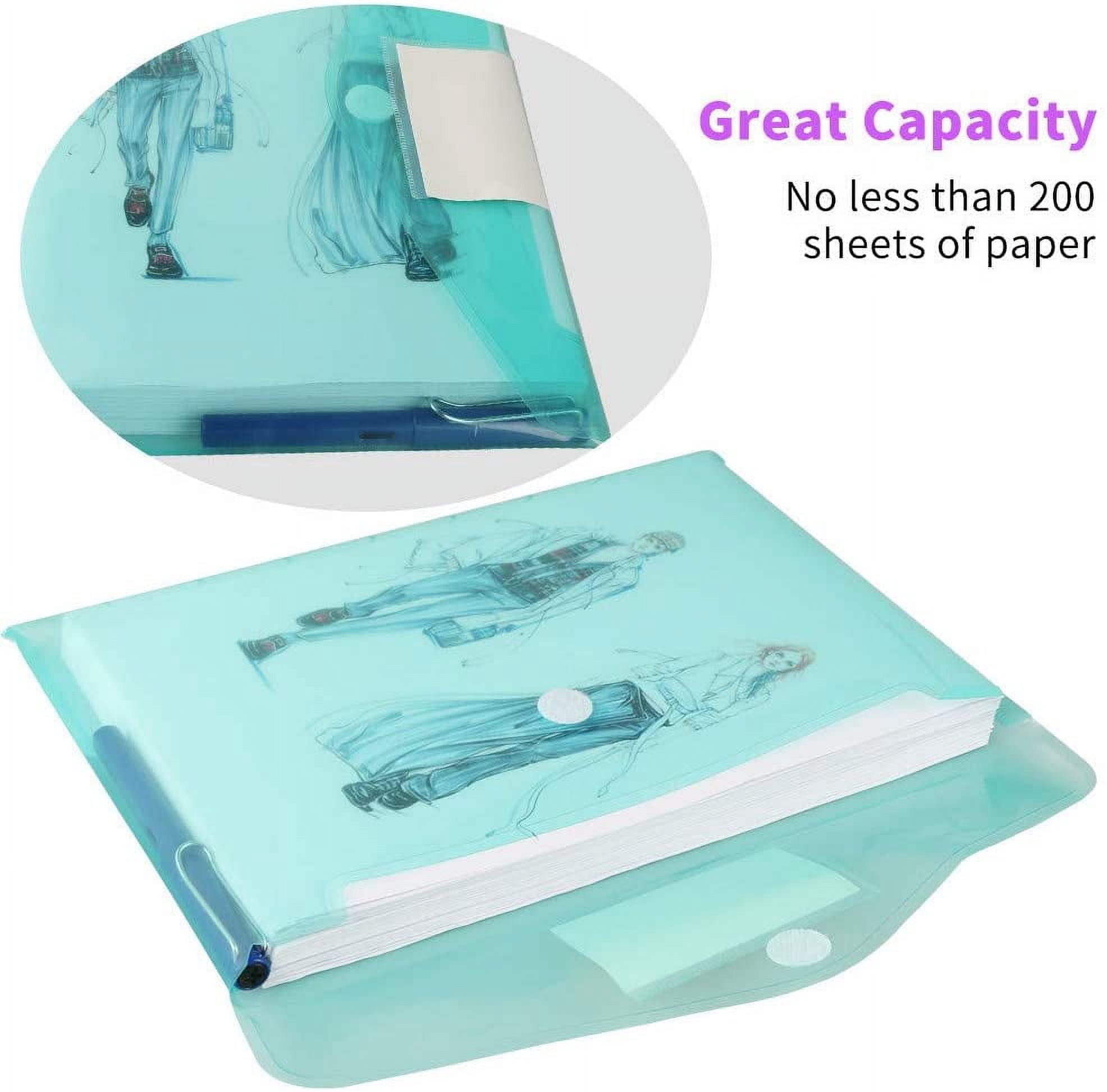 File Folders Plastic Envelopes Poly Envelopes, 10 Pack US Letter A4 ...