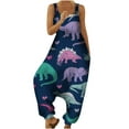 thumbnail image 1 of Moda mujer estilo étnico estampado hombro frío tirantes Cami pantalones mono Fridja  alkflakhf36436, 1 of 3