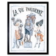 thumbnail image 1 of Vintage French Fashion La Vie Parisienne Army Museum Poilu Magazine Cover Art Print Framed Poster Wall Decor 12x16 inch, 1 of 5