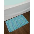 thumbnail image 2 of Dogs Bath Mat, Variety of Funny Dogs Holding Each Others' Leashes Colorful Pattern, Plush Bathroom Decor Mat with Non Slip Backing, 29.5" X 17.5", Multicolor, by Ambesonne, 2 of 2