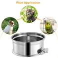 thumbnail image 6 of iMountek Stainless Steel Dog Bowl Pets Hanging Food Bowl with Clamp Holder L, 6 of 10