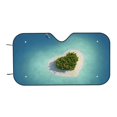 thumbnail image 7 of Balery Paradise Island Print Car Windshield Sun Shade,Windshield Sunshade for Car Pickup Truck SUV Accessories-Small, 7 of 7