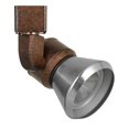 thumbnail image 3 of Cal Lighting HT-888-LED Dimmable Metal Track Fixture in Rust/Brushed Silver, 3 of 3