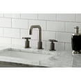 thumbnail image 2 of Kingston Brass KS141BSSCG Fuller Widespread Bathroom Faucet with Push Pop-Up Drain, Black Stainless, 2 of 8