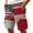 Blue, variant on America 250 Anniversary Cargo Shorts for Men Patriotic USA Flag Print Shorts Multi Pockets Outdoor Hiking Work Shorts, No Belt, Sky Blue XL