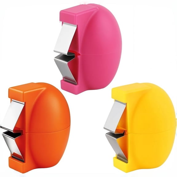 Egg Shell Opener, Stainless Steel Egg Cracker Tool, Multifunctional Egg Shell Opener for Raw & Hard-Boiled Eggs, Handheld Kitchen Gadget for Easy Peeling & Separating